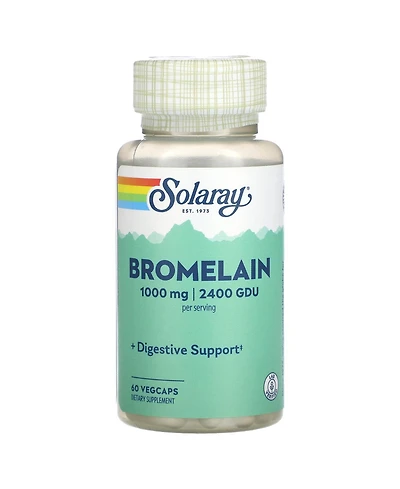 Solaray Bromelain 60 VegCaps (500 mg 1
