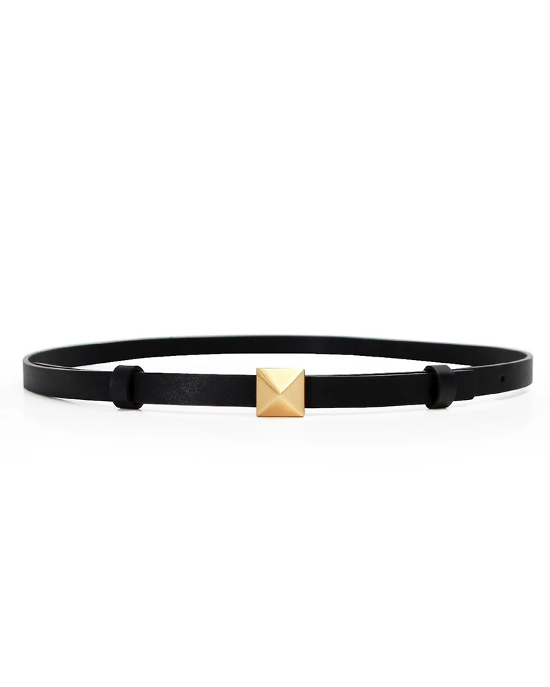 Belle & Bloom Cleopatra Pyramid Stud Leather Belt