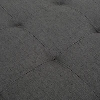 Streamdale Furniture Modern Ottoman with Storage | Plush Upholstery | Contemporary Waffle Stitch