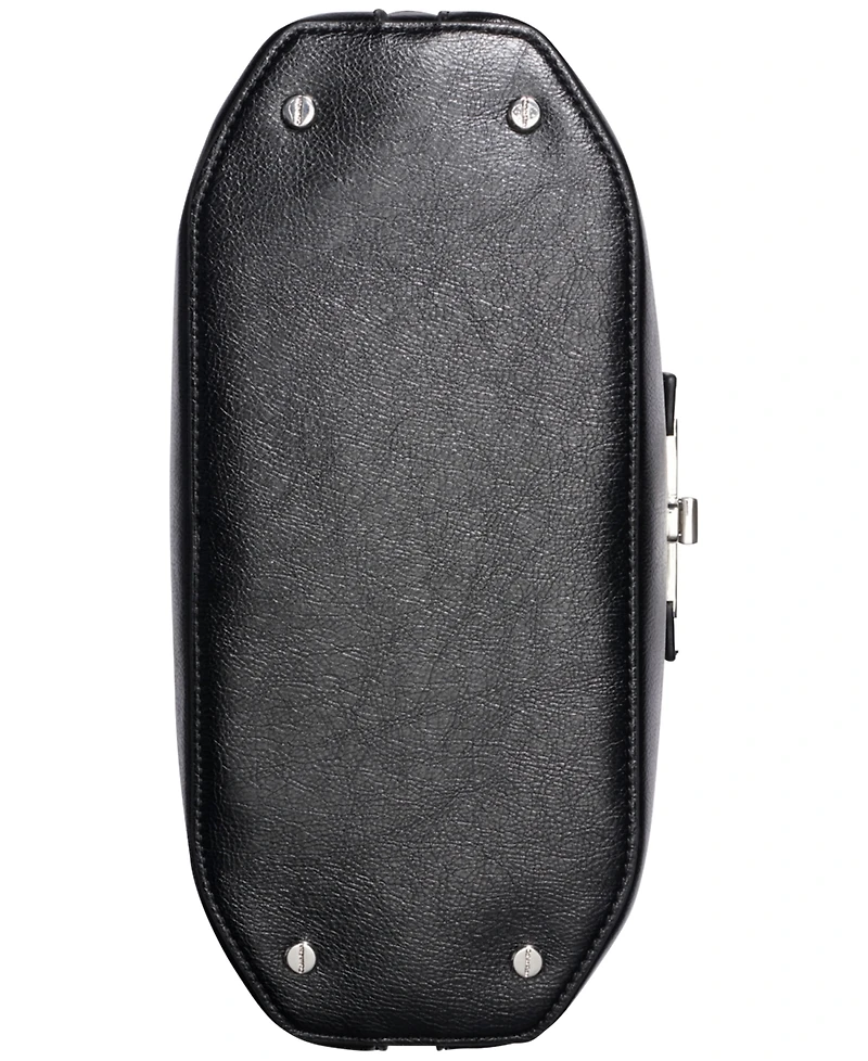 Calvin Klein Becky Convertible Turnlock Dome Satchel