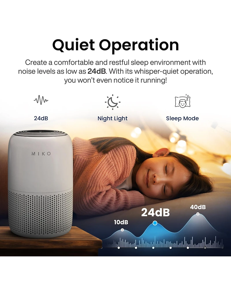 Hepa Smart Air Purifier up to 770 Sqft
