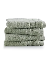 Oake Organic Cotton 4-Pk. Washcloth, Exclusively at Macy's