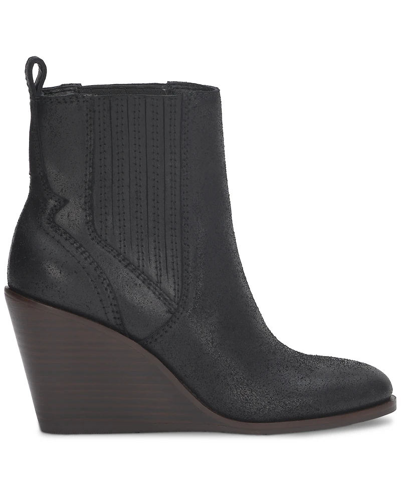 Lucky Brand Women's Wilano Pull-On Wedge Booties
