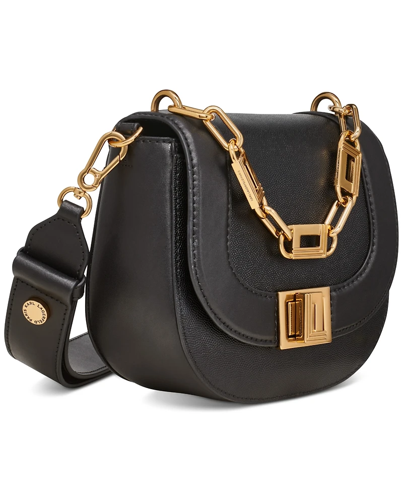 Karl Lagerfeld Paris Ivette Leather Crossbody