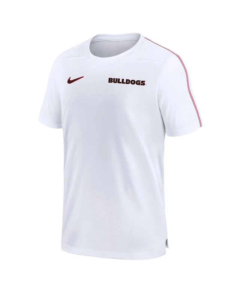Nike Men's Georgia Bulldogs 2024 Sideline Coach Performance T-shirt