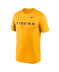 Nike Men's Gold Lsu Tigers Primetime Legend Wordmark T-Shirt