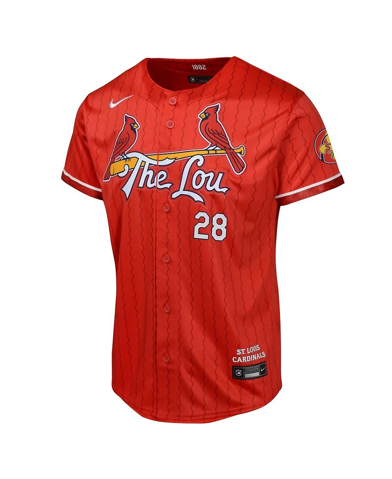 Nike Big Boy's and Girl's Nolan Arenado Red St. Louis Cardinals 2024 City Connect Limited Player Jersey