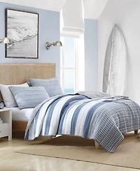 Nautica Fairwater Reversible 2 Piece Quilt Set, Twin