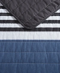 Nautica Rendon Reversible 3 Piece Quilt Set, King