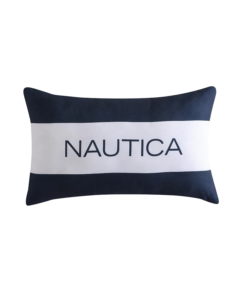 Nautica Colton Stripe 4 Piece Comforter Set, Twin/Twin Xl
