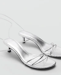 Mango Women's Strappy Heeled Sandals
