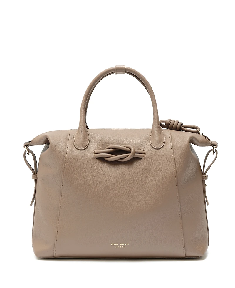 Esin Akan Wimbledon Large Leather Backpack Tote