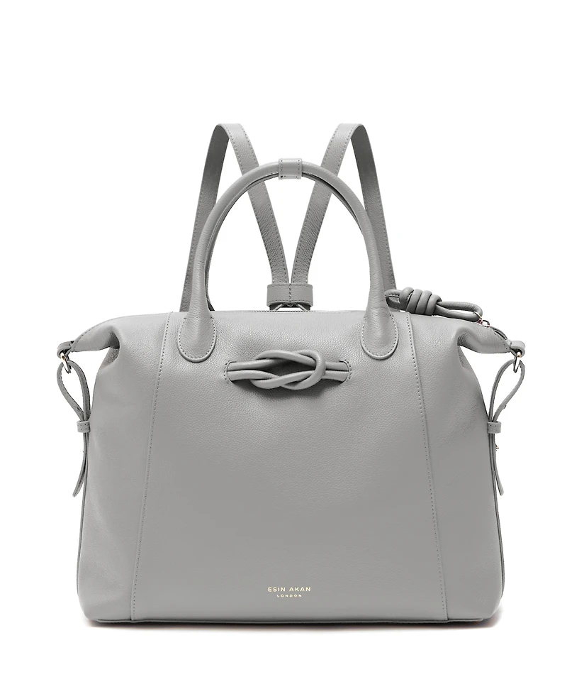 Esin Akan Wimbledon Large Leather Backpack Tote