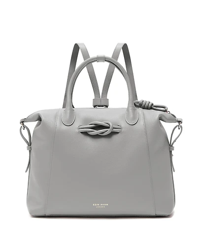 Esin Akan Wimbledon Large Leather Backpack Tote
