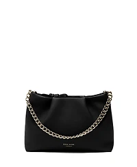 Esin Akan Midi Mayfair Leather Clutch Crossbody Bag