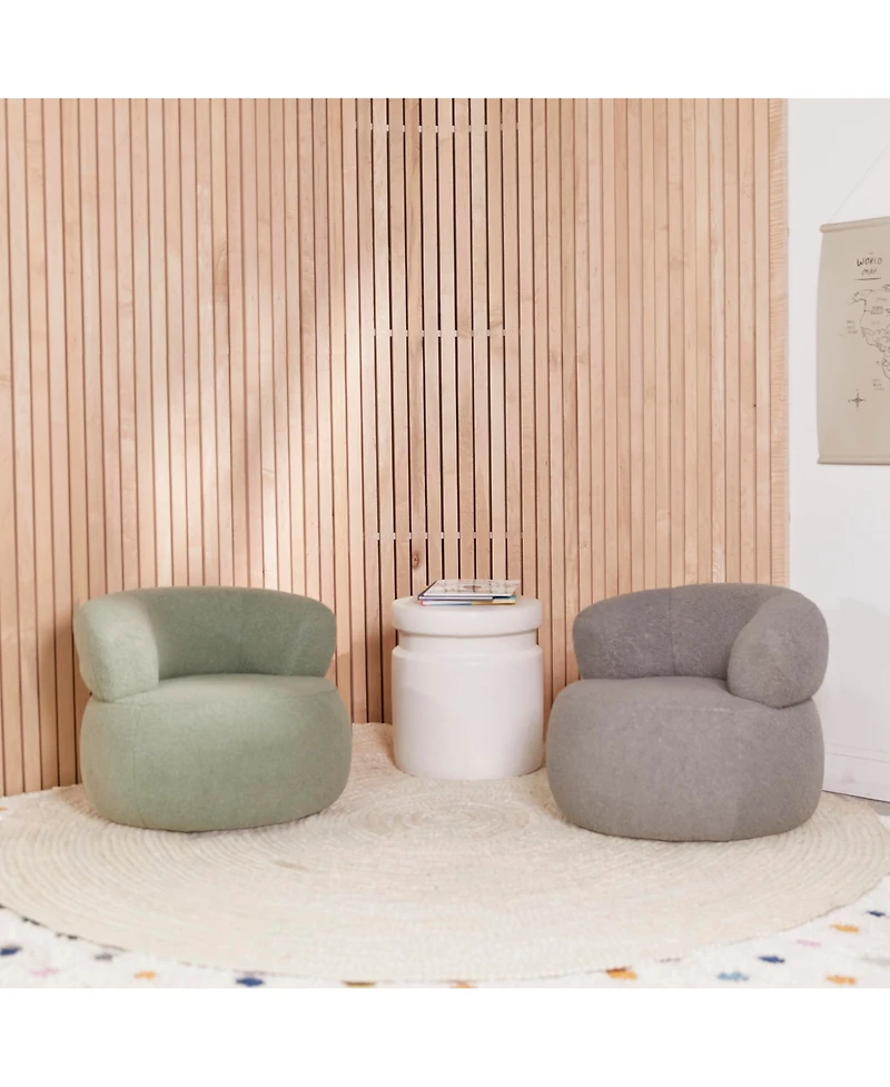 ECR4Kids Sophie Accent Chair, Peacock Blue, 1