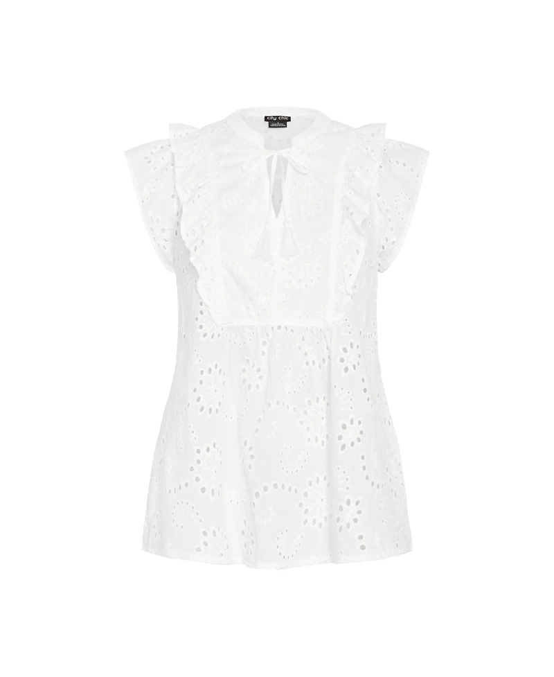 City Chic Plus Size Casey Top