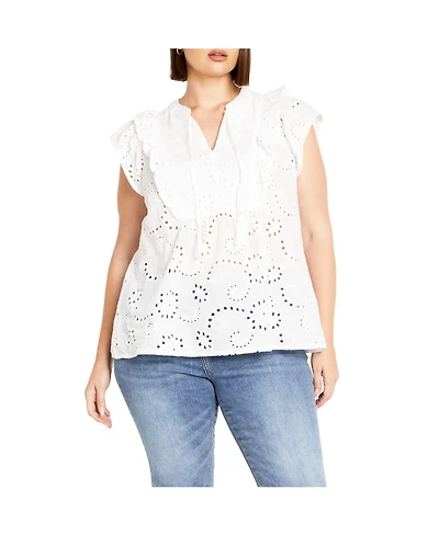 City Chic Plus Size Casey Top