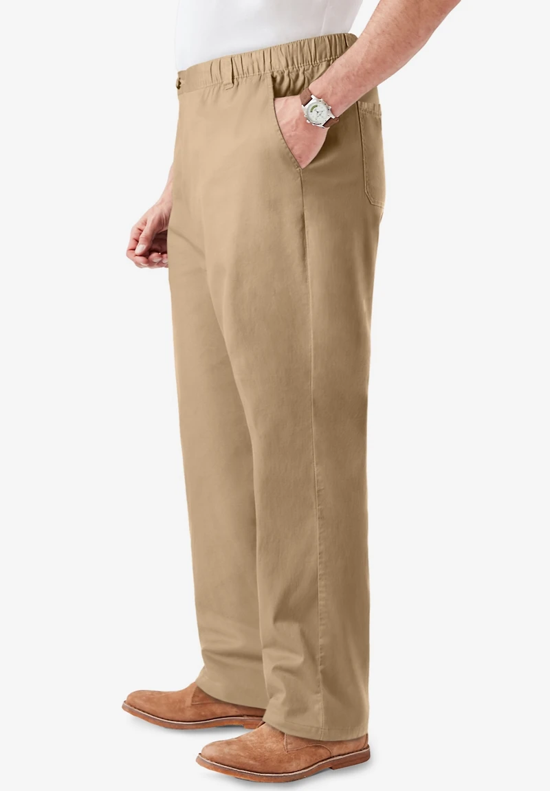 KingSize Big & Tall Knockarounds Full-Elastic Waist Pants