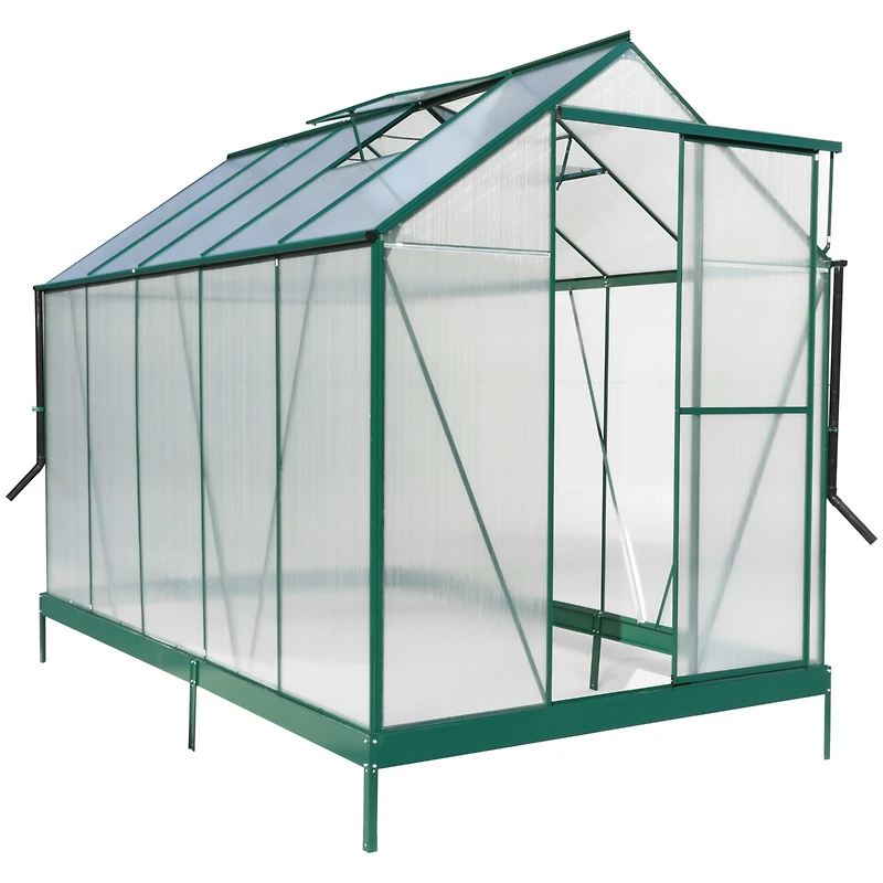 Streamdale Furniture Premium Aluminum Greenhouse for Plant Growth & Ventilation