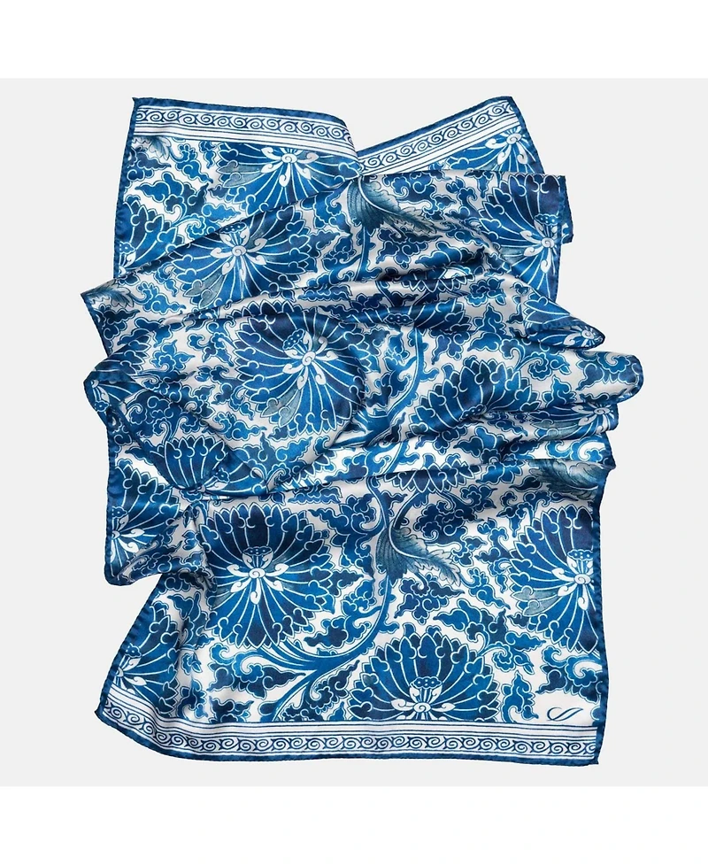 Rosalba - Long Satin Silk Scarf for Women
