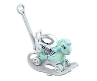 Streamdale Furniture 4-in-1 Rocking Horse, Balance Bike, Ride-On, and Balance Board for Toddlers