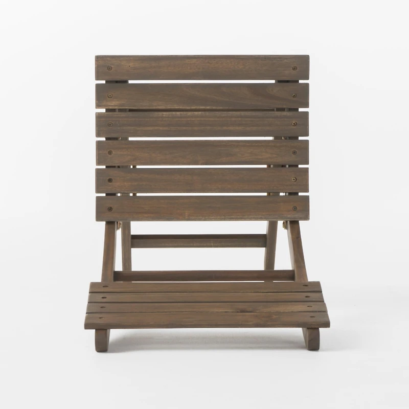 Streamdale Furniture Acacia Wood Folding Dining Chairs (Set of 2) for Outdoor Hosting