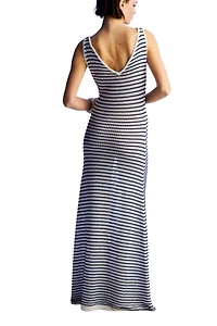 Nocturne Women's Striped Long Dress