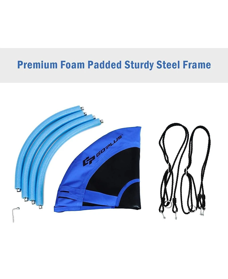 Slickblue 40 Inch Flying Saucer Tree Swing Indoor Outdoor Play Set