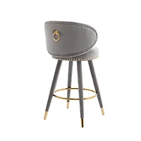 Streamdale Set of 2 Solid Wood Counter Height Bar Stools