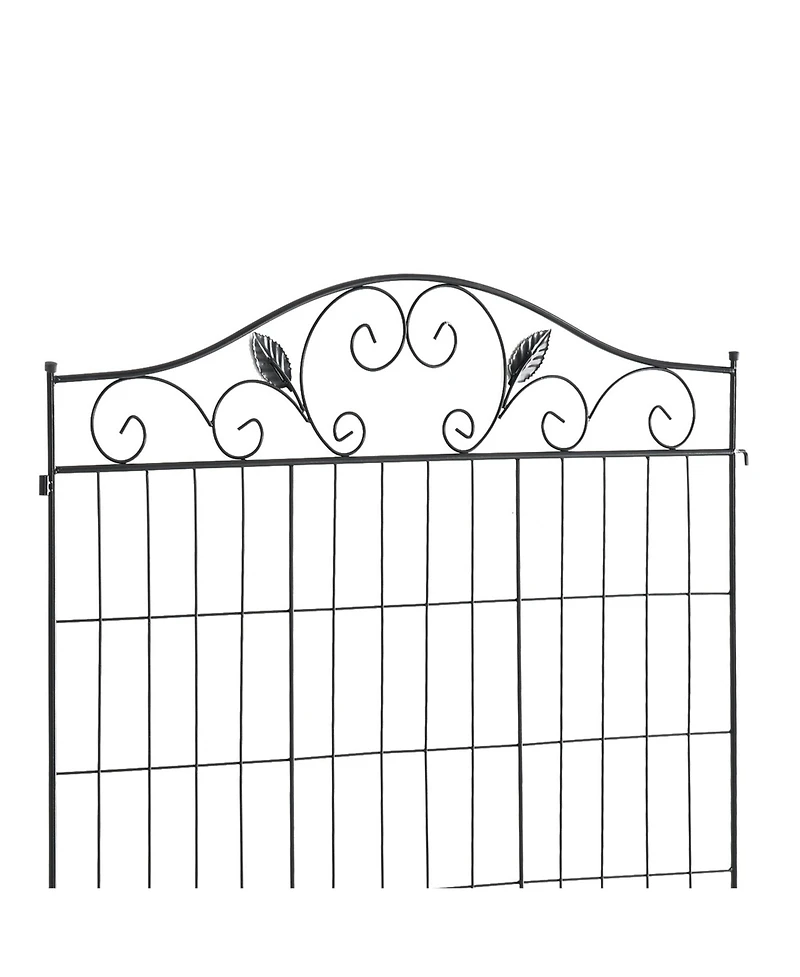 Elegant Vine Pattern Yard Fencing for Path Edging and Flower Borders