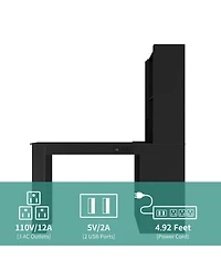Streamdale L-Shaped Desk with Charging Station