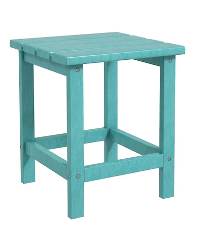 Outsunny 15" Adirondack Patio Side Table, Hdpe, ,