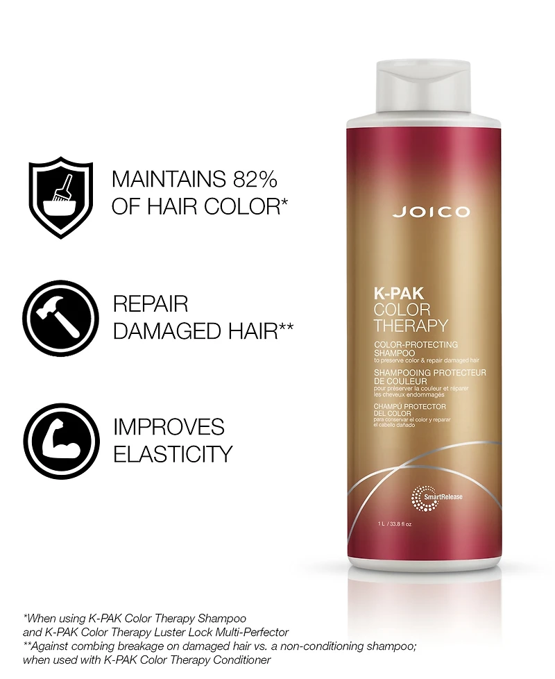 Joico K-pak Color Therapy Color-Protecting Shampoo, 33.8 oz.