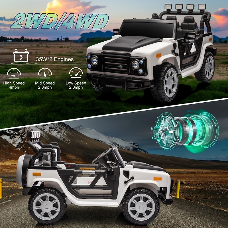 Streamdale Furniture Electric Ride-On Car with Bluetooth