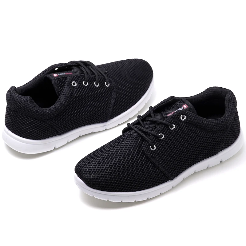 Alpine Swiss Men's Kilian Walking Shoes | Breathable Mesh Running Lightweight Fashion Sneakers Athletic Tennis Trainers