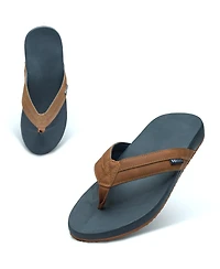 Alpine Swiss Men's Trey Flip Flops Cushion Eva Thong Comfort Beach Sandals