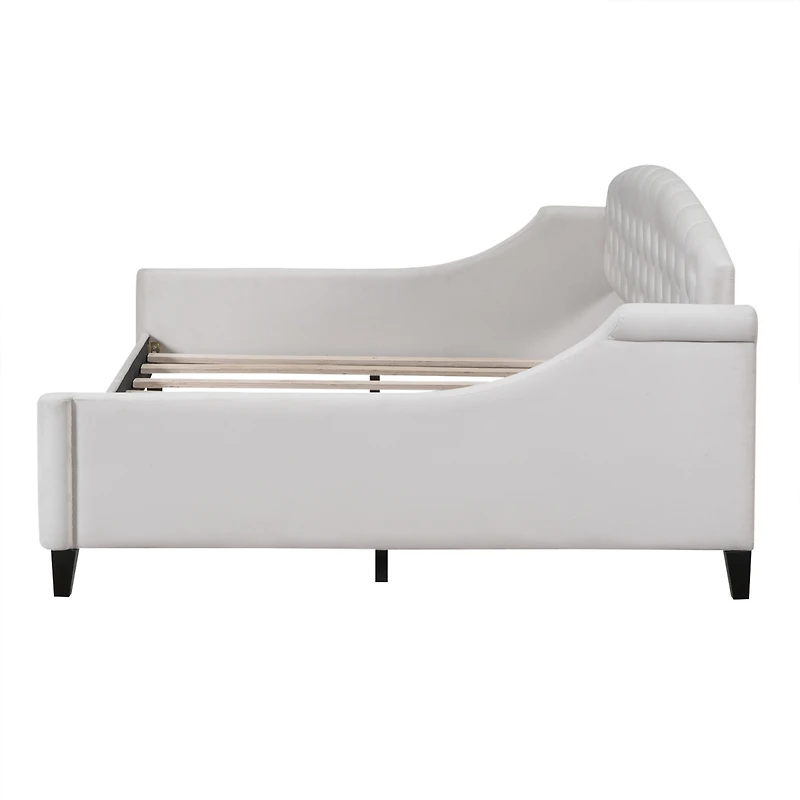 Streamdale Modern Luxury Tufted Button Daybed, Full