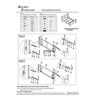 Streamdale Louis Phillipe Queen Panel Sleigh Bed