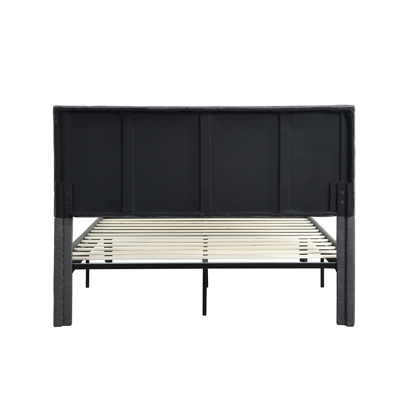 Streamdale Queen Size Pu Upholstered Platform Bed Frame