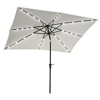 Illuminating Solar Patio Umbrella Shade and Light in One