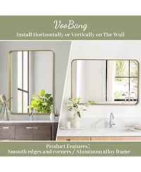 Homlux Rectangular Wall Mounted Mirror