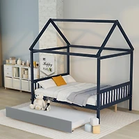 Simplie Fun House Full Bed With Trundle
