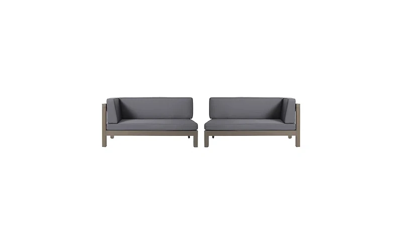 Streamdale Acacia Sofa Durable Wood, Water-Resistant Cushions