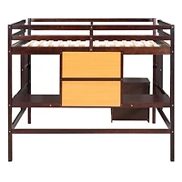 Streamdale Loft Bed with Desk & 2 Drawers