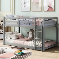 Streamdale Twin Over Floor Bunk Bed With Ladder