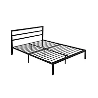 Streamdale Queen Metal Bed Frame With Headboard