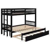 Streamdale Twin Over Pull-Out Bunk Bed With Trundle