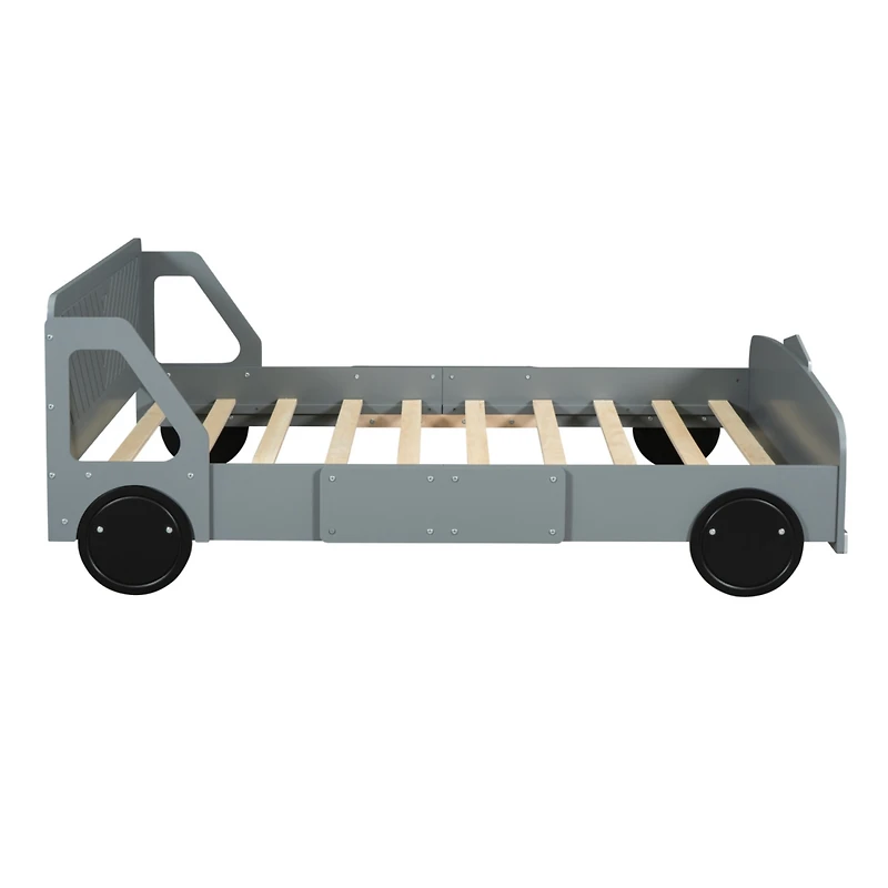 Streamdale Full Car-Shaped Platform Bed With Wheels