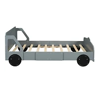 Streamdale Full Car-Shaped Platform Bed With Wheels
